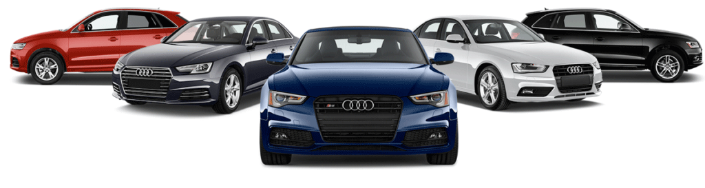 Audi Certified Collision Repairs car lineup