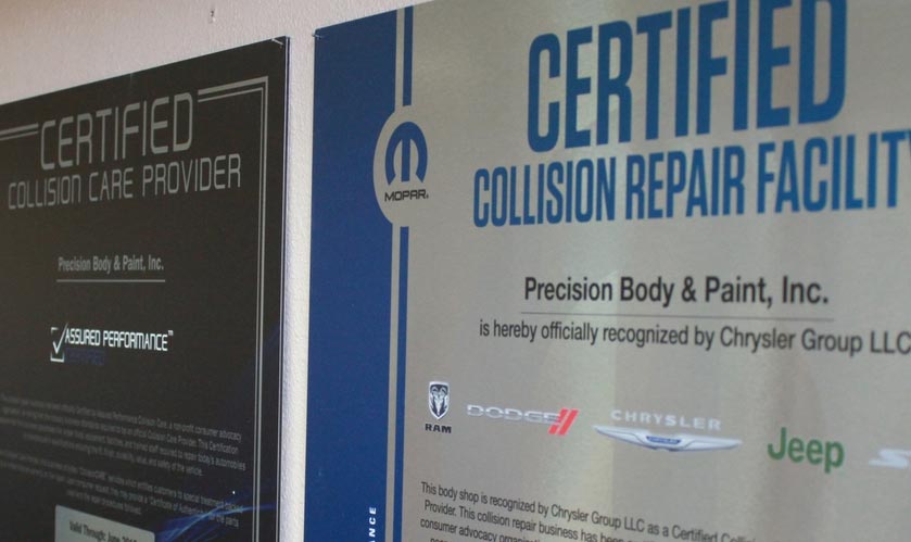Factory Certified Collision Repair 