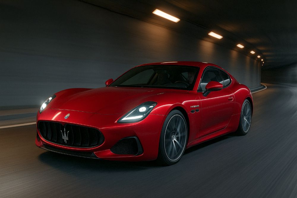 Maserati-going-thru-tunnel-Certified-Collision-Repair-Precision-Body-and-Paint